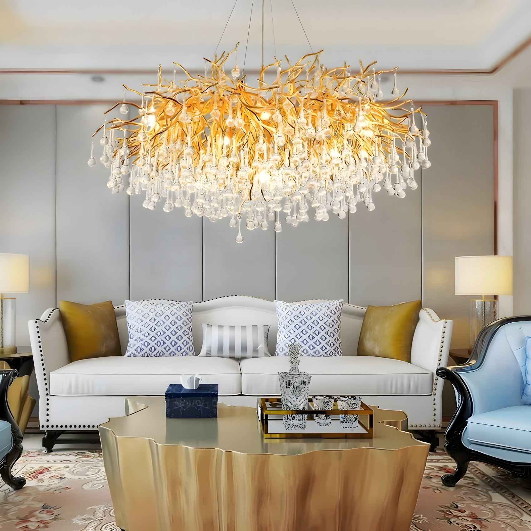 Dribble Chandelier Detail